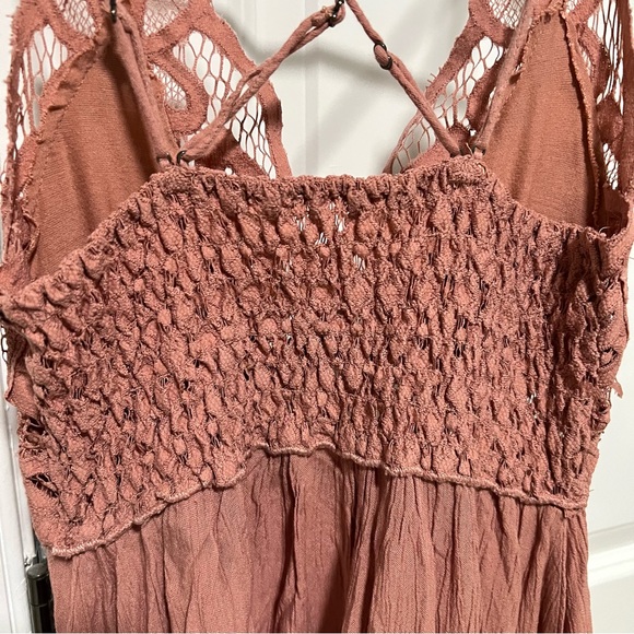 Free People Adella Slip Dress in Rose pink - Size XS - NWT - Picture 7 of 8